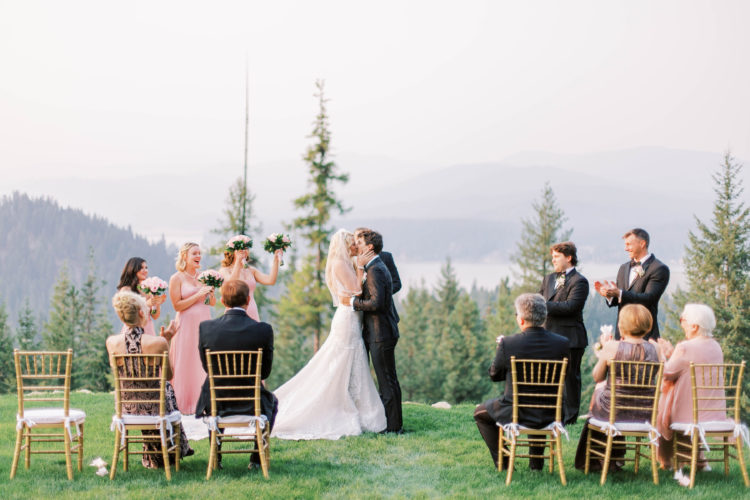 spokane wedding in newman lake